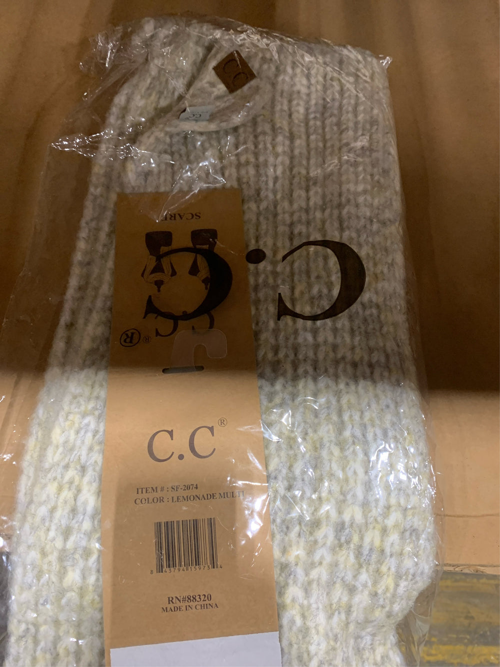 Heather Lemonade Scarf -K9-0543