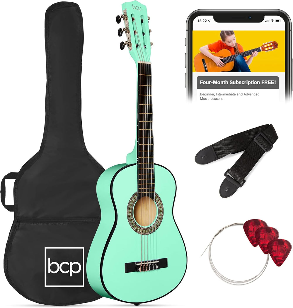 Best Choice 30" Kids Acoustic Guitar — Green — F36