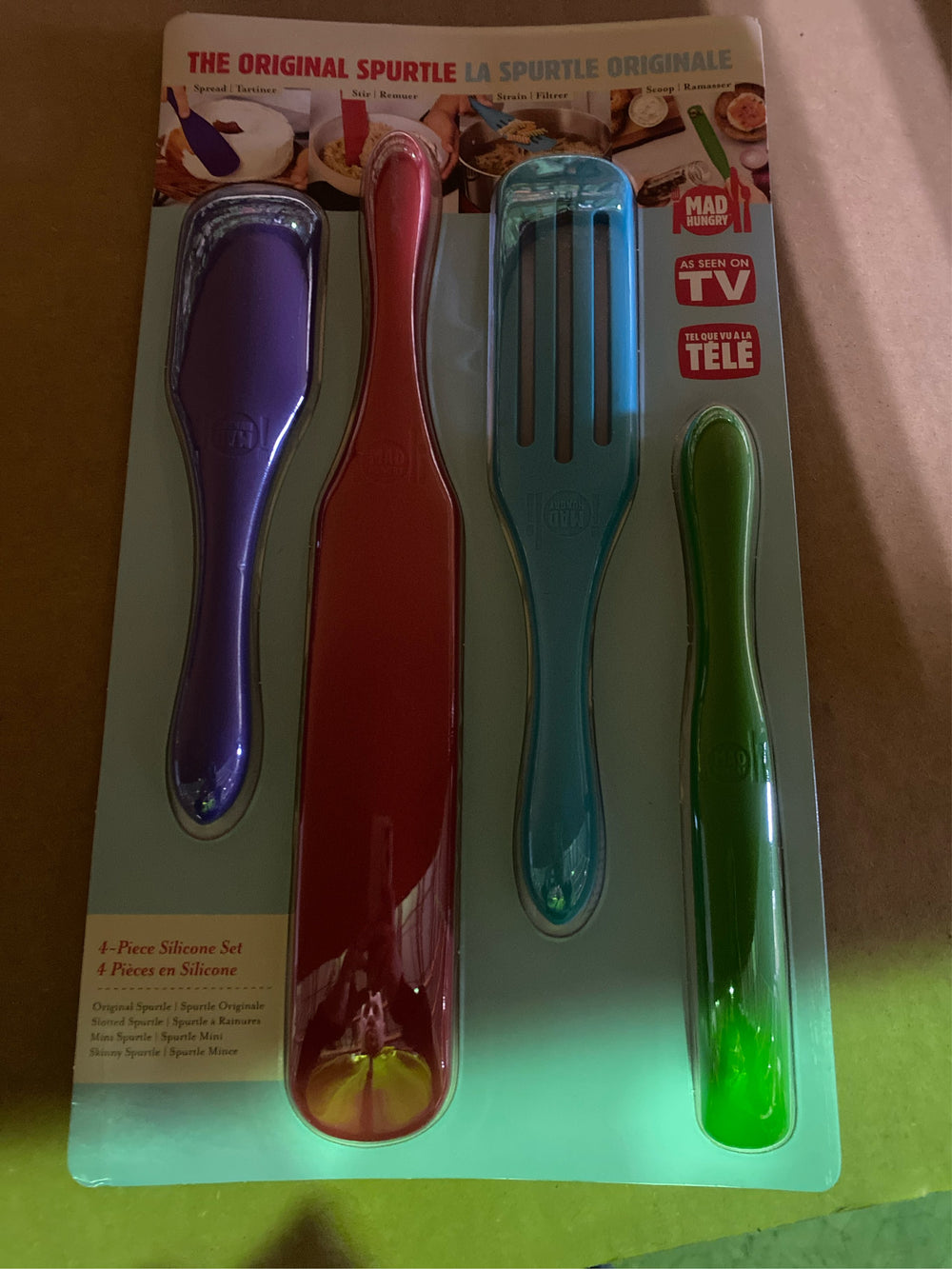 Mad Hungry 4-Piece Silicone Spurtle Set Assorted Multiple - K11 - 192
