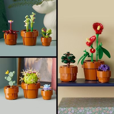 LEGO Icons Tiny Plants and Flowers Build and Display Set 1363