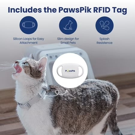 PawsPik Automatic Microchip RFID Dog & Cat Feeder, 16-cup -K 13-0629