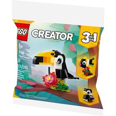 LEGO Creator 3 in 1 Tropical Toucan Building Set - G12 - 280