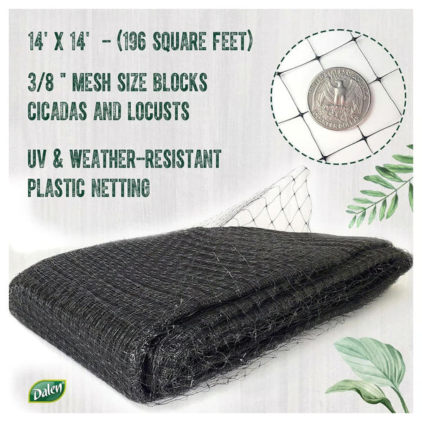 Dalen 14 ft. L X 14 ft. W 1 pk Cicada Netting - C8 - 423