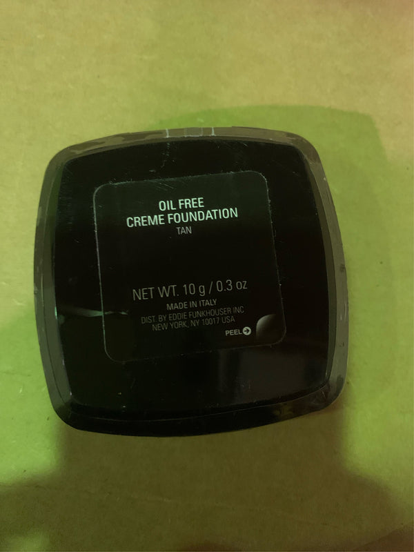 (Lot of 2) EDDIE FUNKHOUSER Oil Free Creme Foundation Tan NET WT. 10 G / 0.3 Oz. -K9-0112