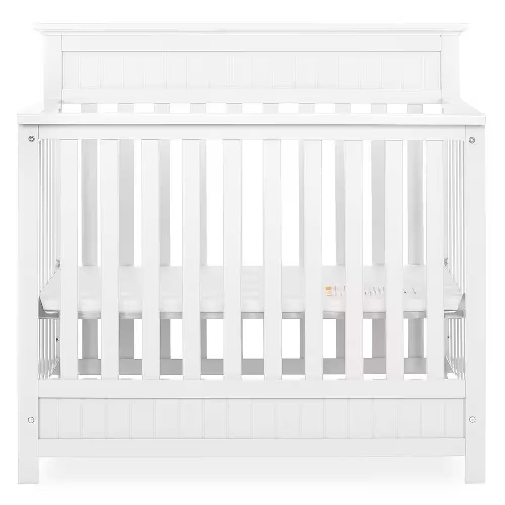 Harbor 4-in-1 White Convertible Mini Crib 490
