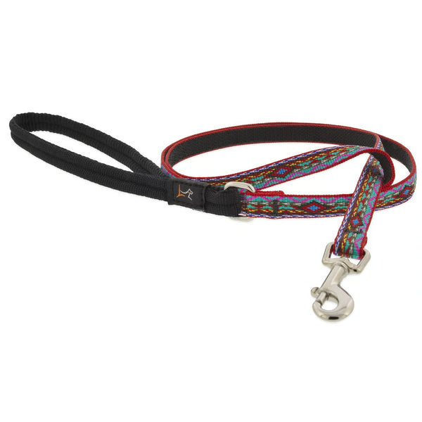 LupinePet Original Designs Multicolor El Paso Nylon Dog Leash -F11-0201