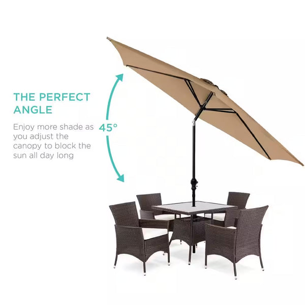 10 ft. Market Tilt Patio Umbrella in Tan - F2 - 2004