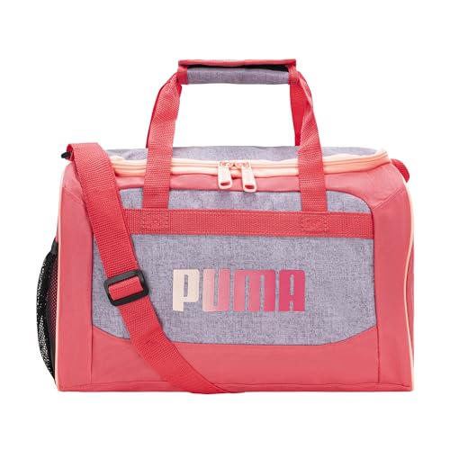 PUMA unisex child Puma Evercat Transformation Jr duffel bags, Grey/Pink, One Size US 1405