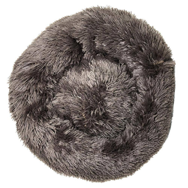 Medium Brown Nestler High-Grade Plush and Soft Rounded Dog Bed -G7-0186