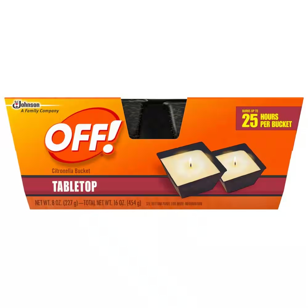 Off! Citronella Scented Bucket Candle (2-Pack) - 539