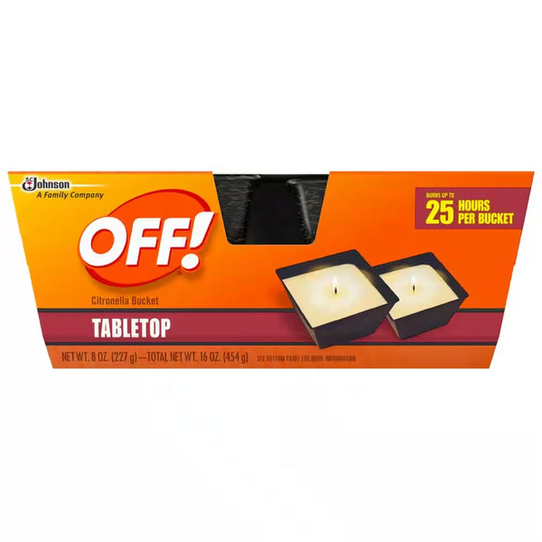 Off! Citronella Scented Bucket Candle (2-Pack) - 539