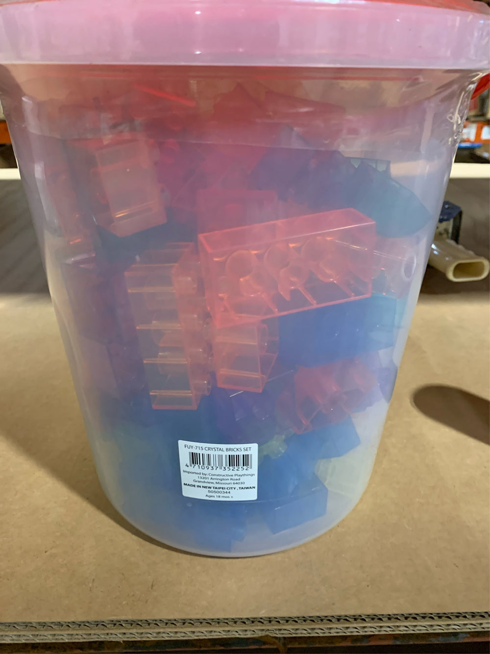 Rainbow Transparent Bricks -E8-0060