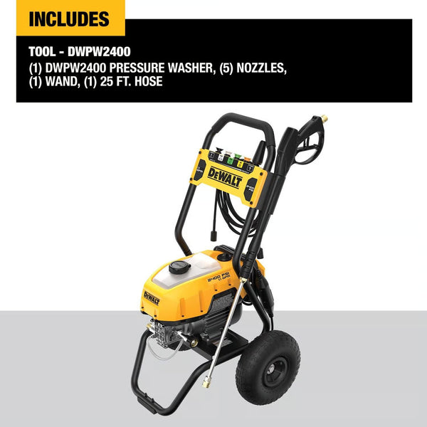 DeWalt DWPW2400 OEM Branded 2400 psi Electric 1.1 gpm Pressure Washer 1868