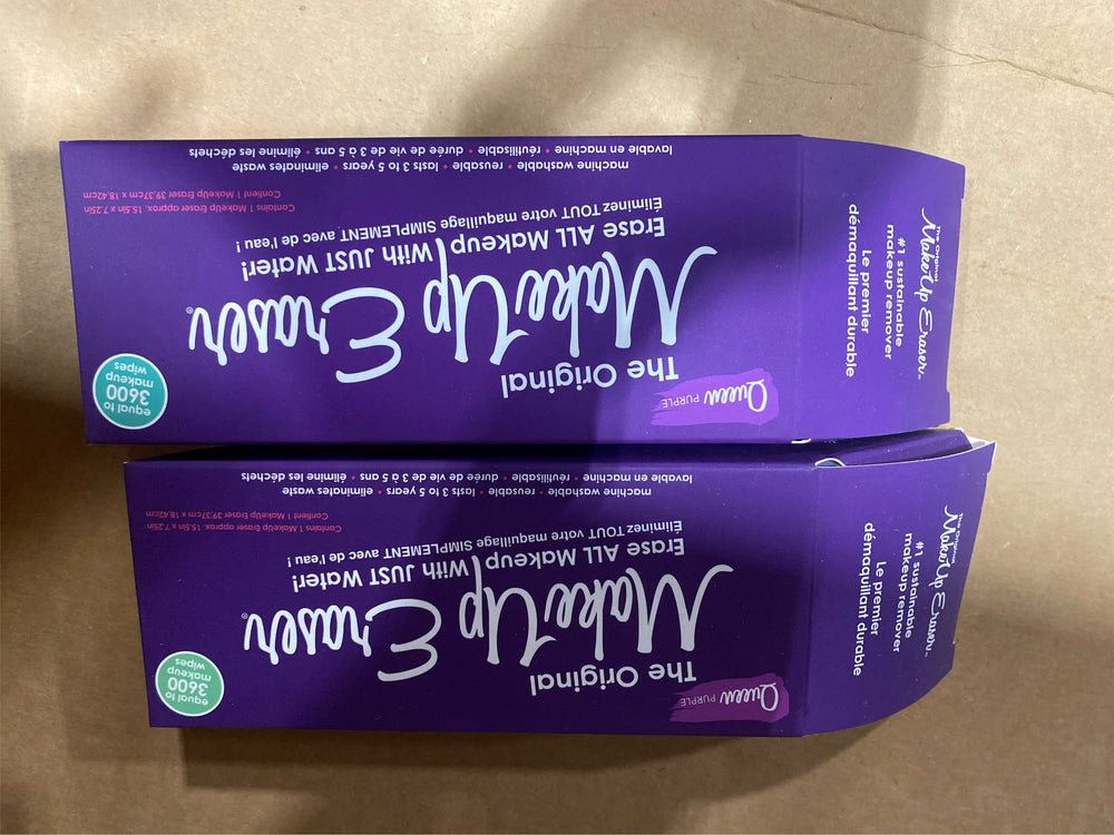 (Lot of 2) MakeUp Eraser Queen Purple - L12 - 1699