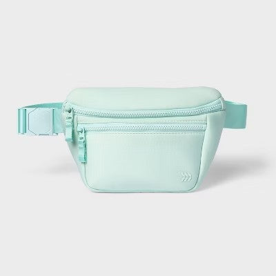 Faux Neoprene Fanny Pack - All In Motion  Mint - 1189