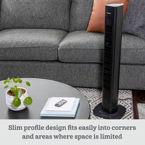 36" Smart Tower Oscillating Fan Black - K12- 260 -k12-0261
