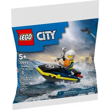 LEGO City Police Water Scooter Building Toy - Includes Police Office Minifigure - G12 - 274