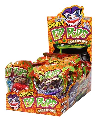 Spooky Lip Pops Halloween Treat at Home (Qty: 6) - C10