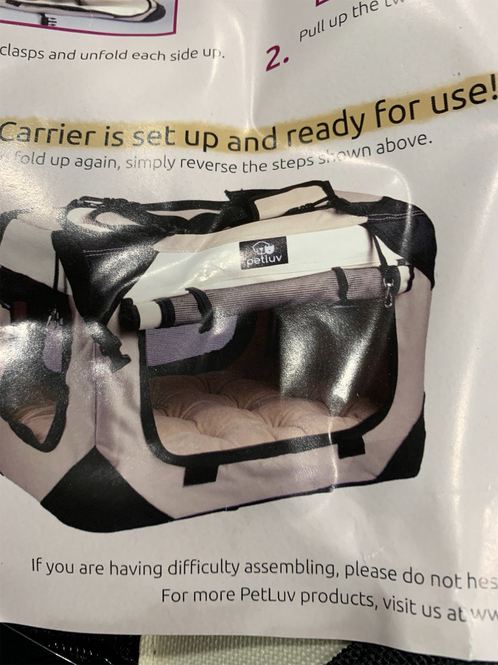 Cat & Dog Pet Carrier, Soft-Sided, Large 24"x16"x16", Fits Large Cat, 2 Cats, or Medium Dog Comfortably, Great for Travel & Vet Visits, Privacy Windows, Removable Bed, Locking Zippers, Foldable -J12-0732