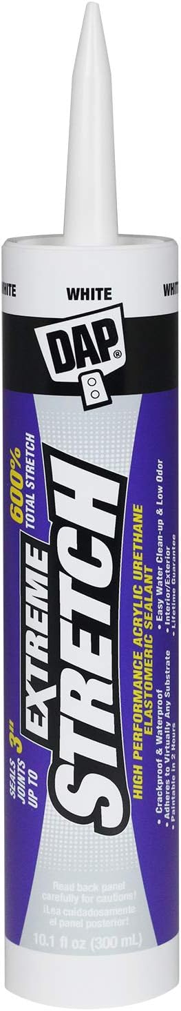 Qty 5 - DAP 7079818715 Extreme Stretch Wht 10.1 O Raw building material, WHITE 1399