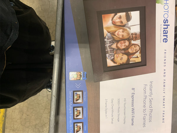 Simply Smart Home PhotoShare Friends and Family 8" Smart Digital Photo Frame -K10-0546