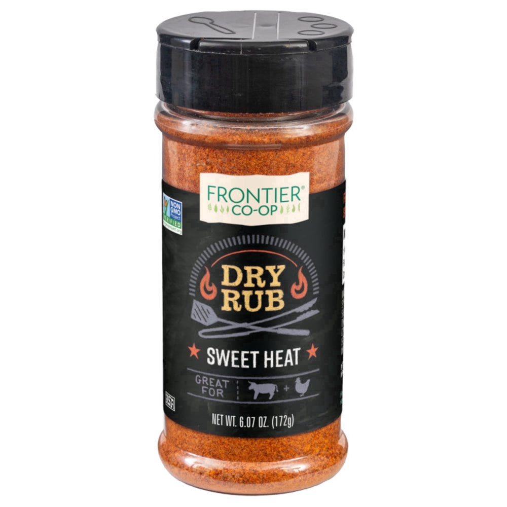 Frontier Co-op Sweet Heat Dry Rub 6.07 oz.