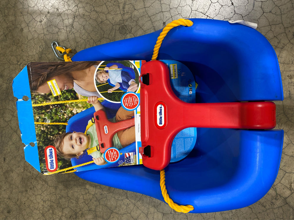 Little Tikes 2-in-1 Snug 'n Secure Swing - Blue D4 - 1293