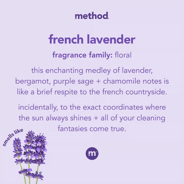 (Pack of 2) Method French Lavender Scent All Purpose Cleaner Liquid 28 oz - B14 - 674