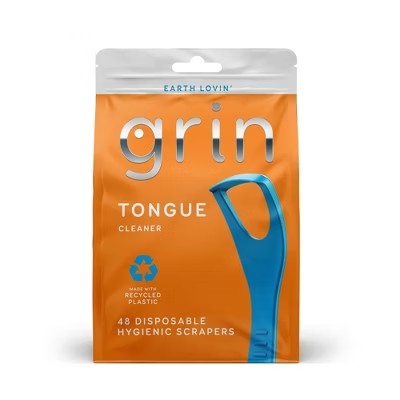 (Lot of 5) Grin Oral Care Tongue Cleaner - 48ct - G13 - 1186