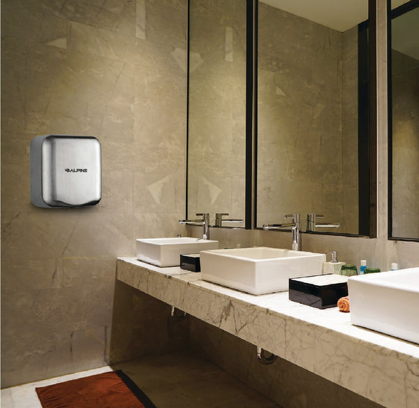 Alpine Industries Stainless Steel Touchless Hand Dryer 1240
