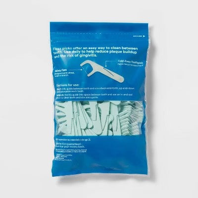 Floss Picks Mint - 160ct - C4 - 371