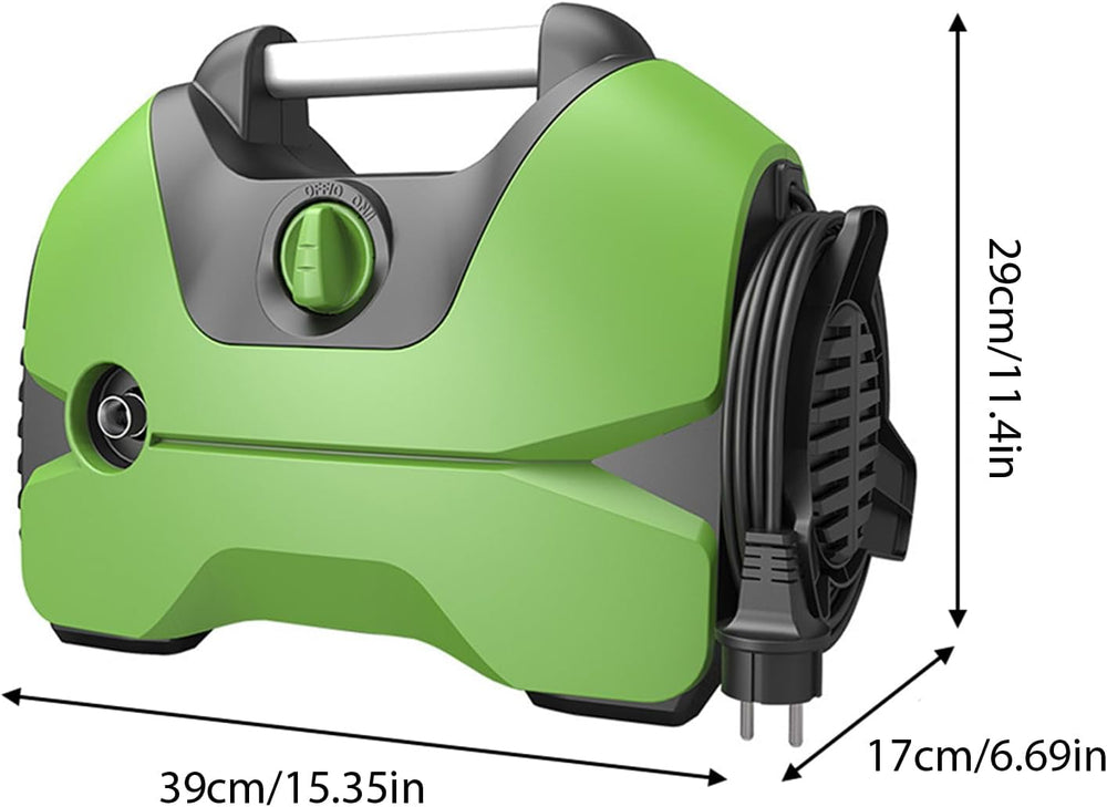 Electric Pressure Washer 2176 PSI 3000W High Pressure Power Washer with 23 ft Hose, Foam Kettle, 3 Function Sprayer for Cars, Driveways, Fences, Patios -K11-0580