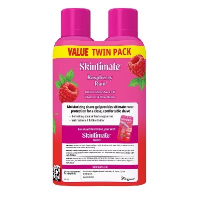 Skintimate Signature Scents Raspberry Rain Women's Shave Gel Twin Pack - 14oz - C6 - 368