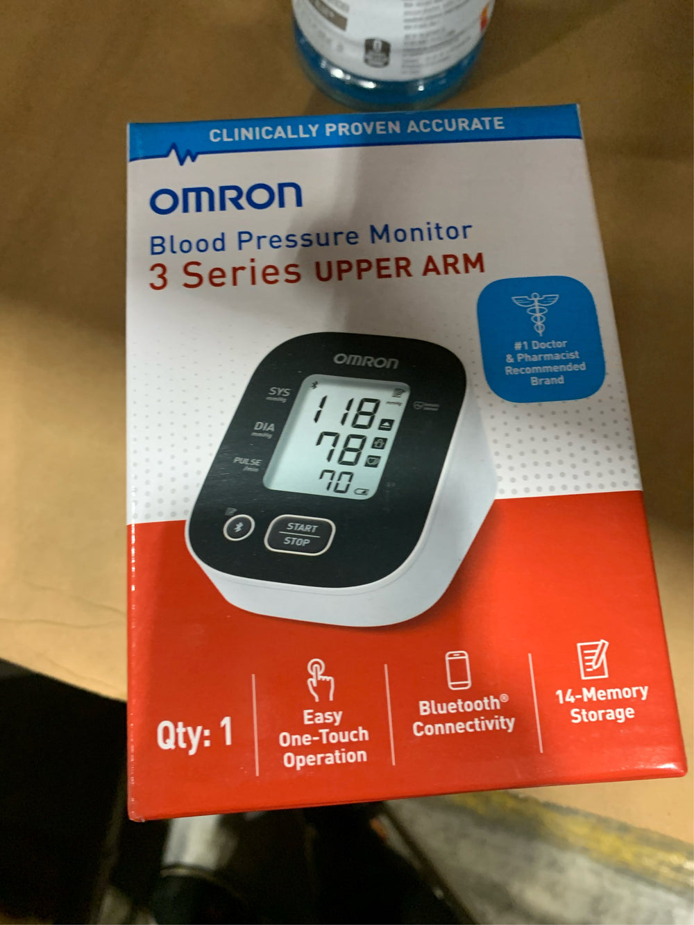 OMRON 3 Series Upper Arm Blood Pressure Monitor and Arm Cuff for Home Use -L3 - 1510