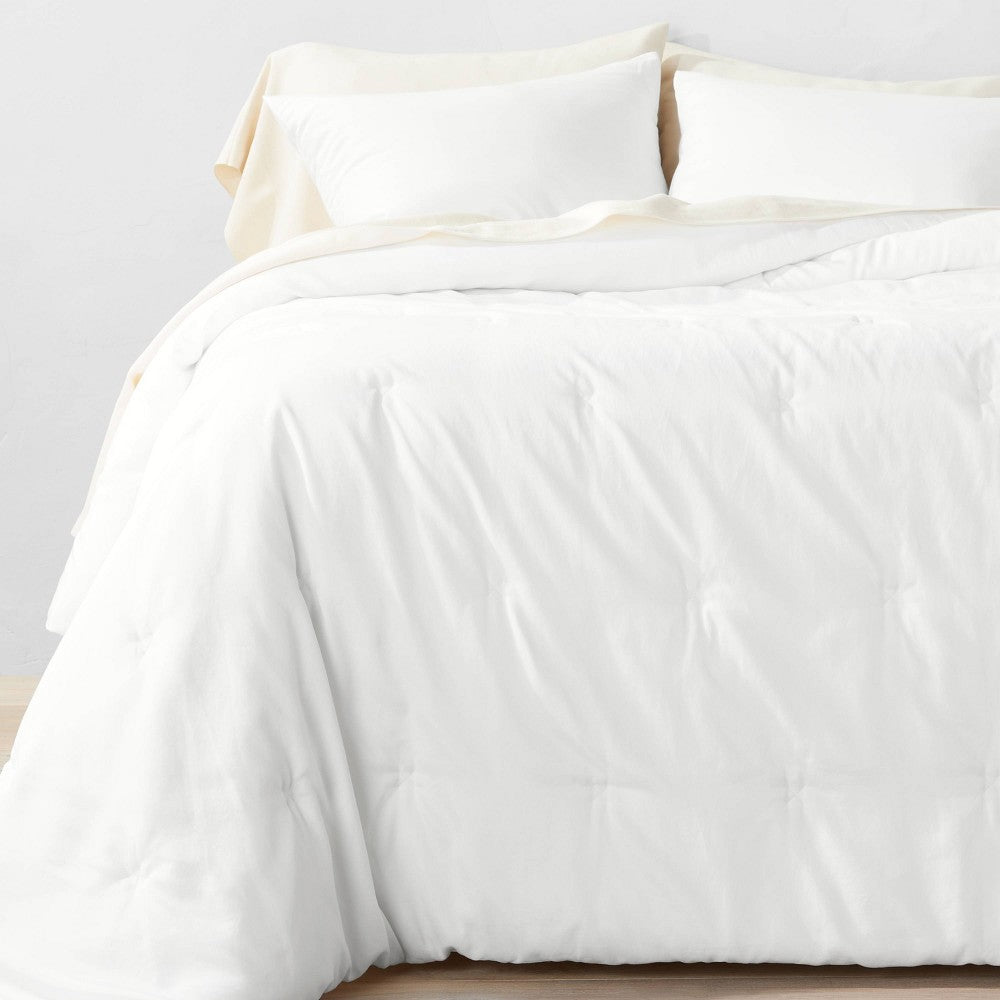 3pc Full/Queen Lyocell Cotton Blend Comforter & Sh