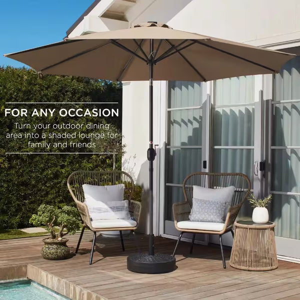 10 ft. Market Tilt Patio Umbrella in Tan - F2 - 2004