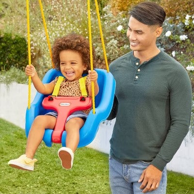 Little Tikes 2-in-1 Snug 'n Secure Swing - Blue 1693