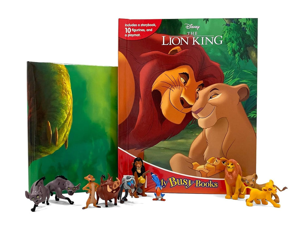 Disney Lion King My Busy Books - Storybook, 10 figurines, playmat 1278