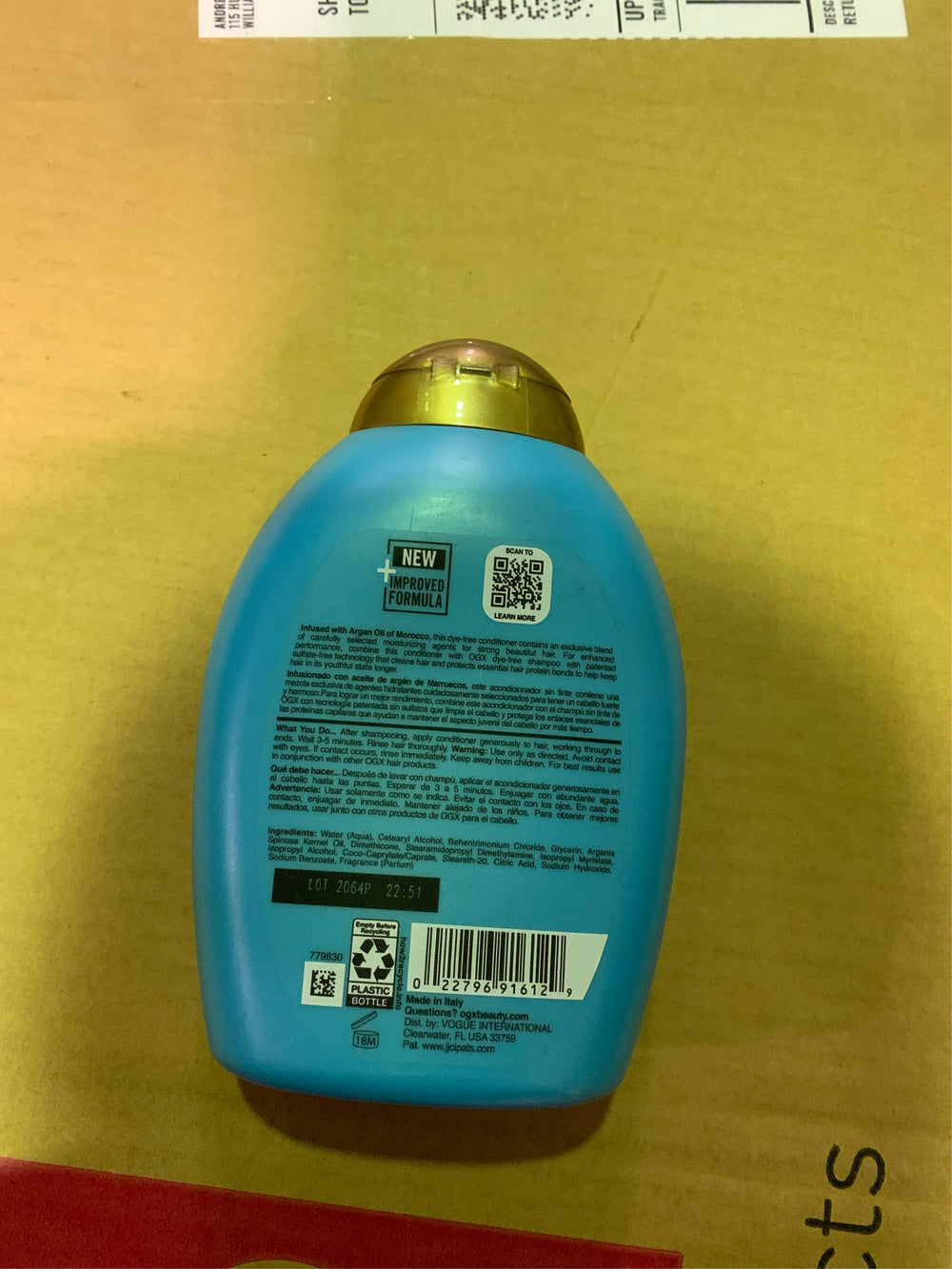 OGX Renewing + Argan Oil of Morocco Hair Soften & Strengthen Conditioner - 13 fl oz -B1 -0319 -B1-0320 -B1-0321 -B1-0322