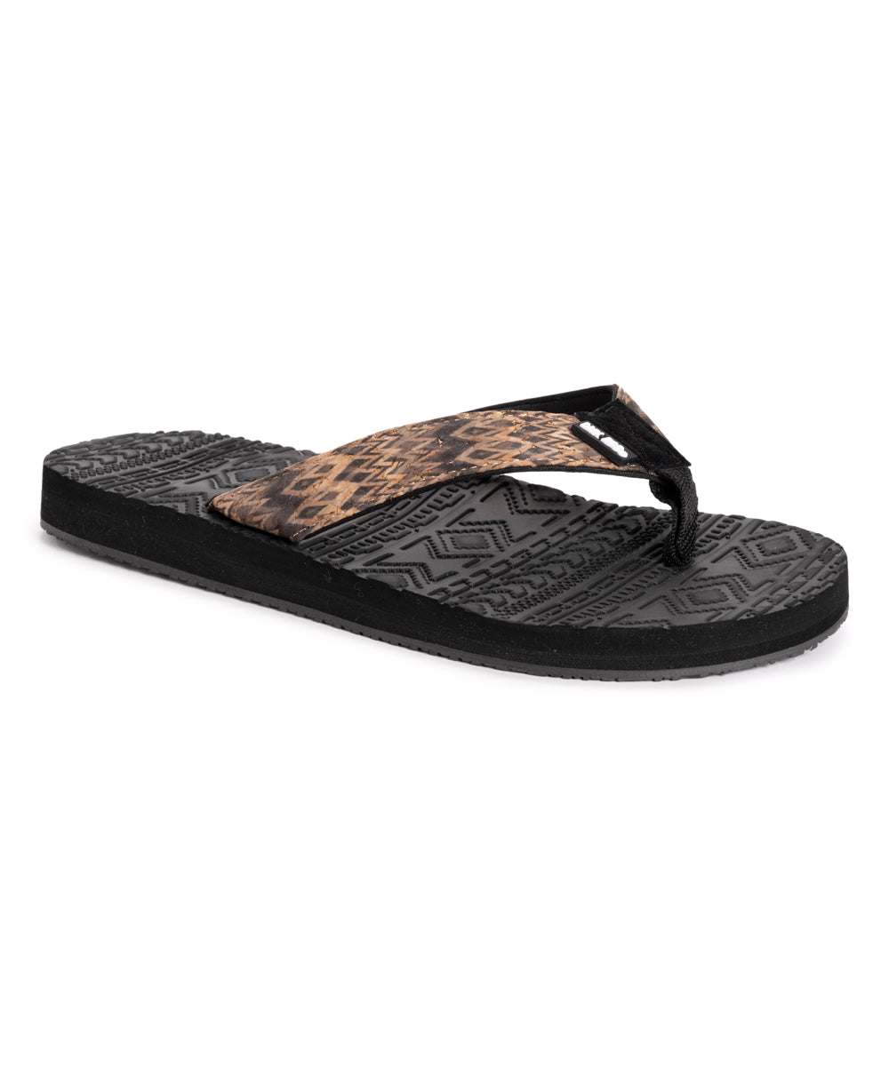 Black Multicolor Emma Flip-Flop - Women Size 11 - C14 - 561