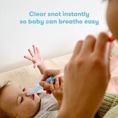 Frida Baby Baby Nasal Aspirator NoseFrida The Snotsucker All-Natural Saline - C4 - 1359