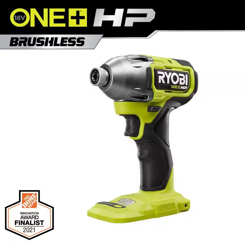 RYOBI ONE+ HP 18V Brushless Cordless 1/4 in. 4-Mode Impact Driver (Tool Only) - 1468