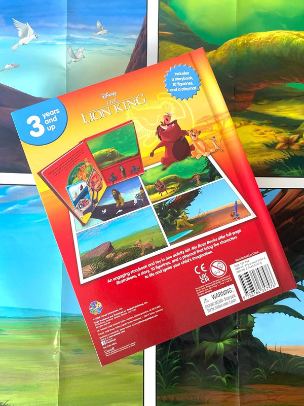 Disney Lion King My Busy Books - Storybook, 10 figurines, playmat 1278