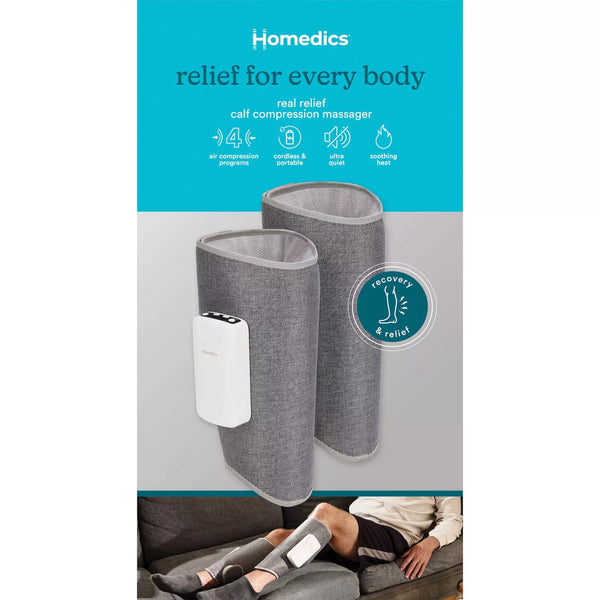 HoMedics Real Relief Calf Compression Massagers -E5-0036