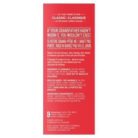 6 Pack - Old Spice Classic After Shave 6.37 oz -G7-0070