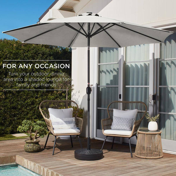 Best Choice Products 10 ft. Market Tilt Patio Umbrella in Ivory - F2 - 1997