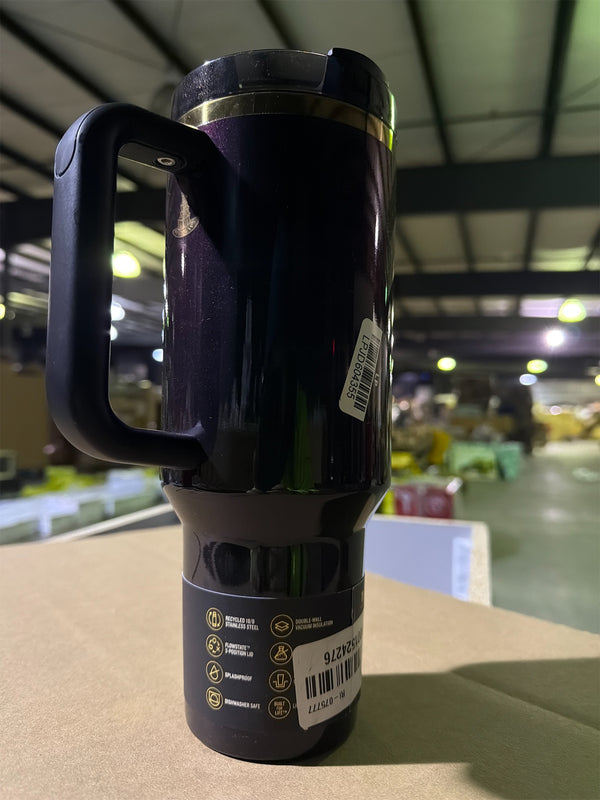Stanley Quencher H2.0 40oz Tumbler - Wicked Black Hollographic Color 1021