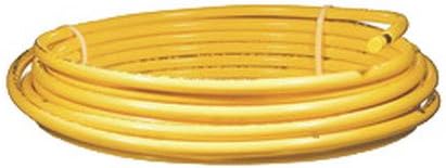 B & K Industries Dy08050 Plastic Coated Copper Tube, Yellow, 1/2" X 50'