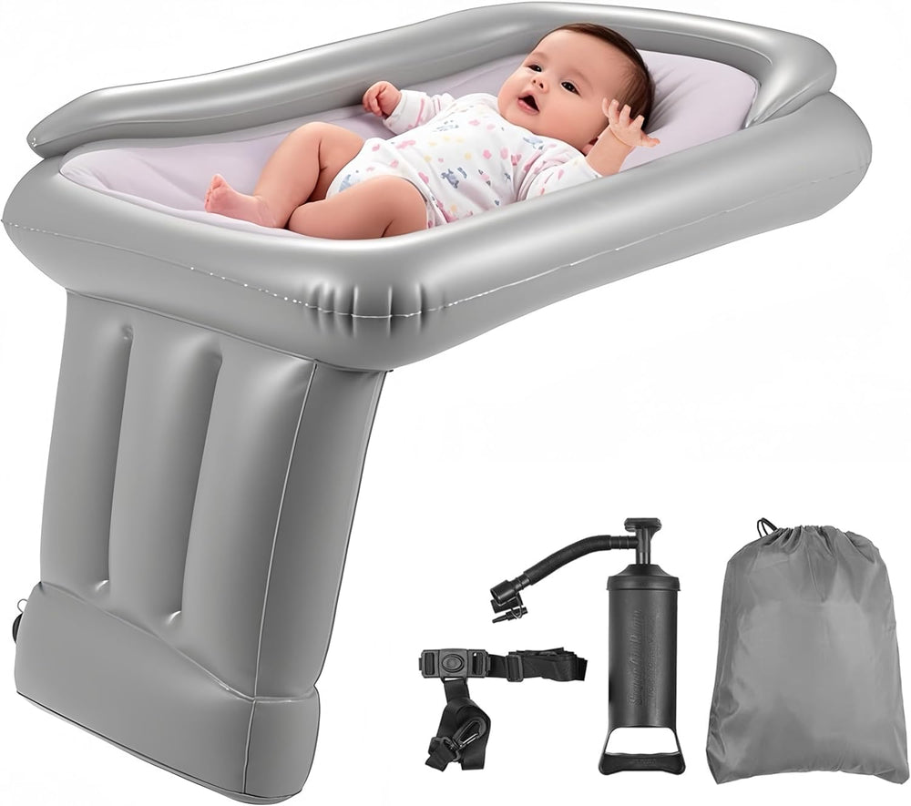 Inflatable Toddler Travel Airplane Bed — F32