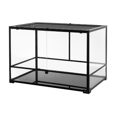 REPTI ZOO Knock-down Glass Terrarium, Medium-tall 36Lx24Dx24H; Easy Assembly - D5 -402